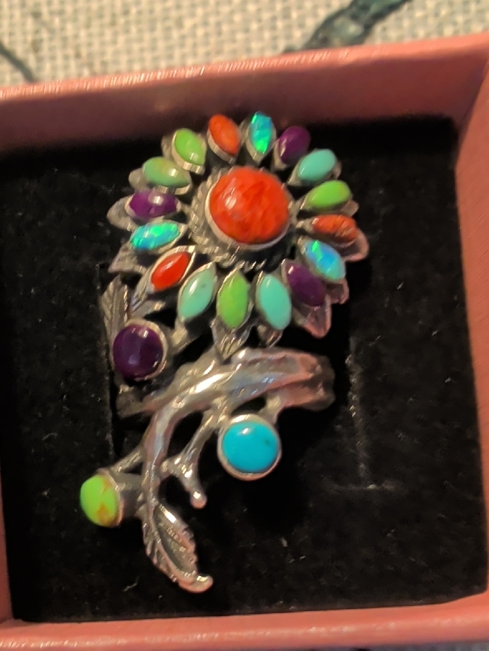 Sunflower Adjustable Ring
